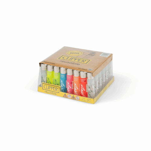 PURIZE X CLIPPER - Feuerzeug - gemischte Farben - 48er Tray