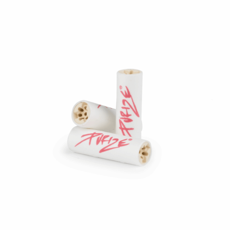 PURIZE Regular Size Short Aktivkohlefilter 9 mm – 50 Stück im PE-Beutel (VE 10 × 50)