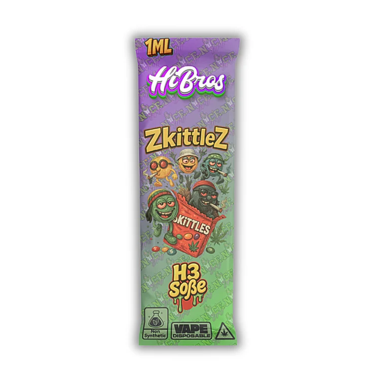 HiBros 98 % H3 Superior Blend Vape – Zkittlez