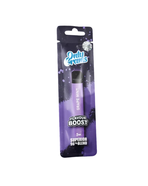 OnlyGrams Flavour Boost 96% Superior Blend 2ml – Grape Mint