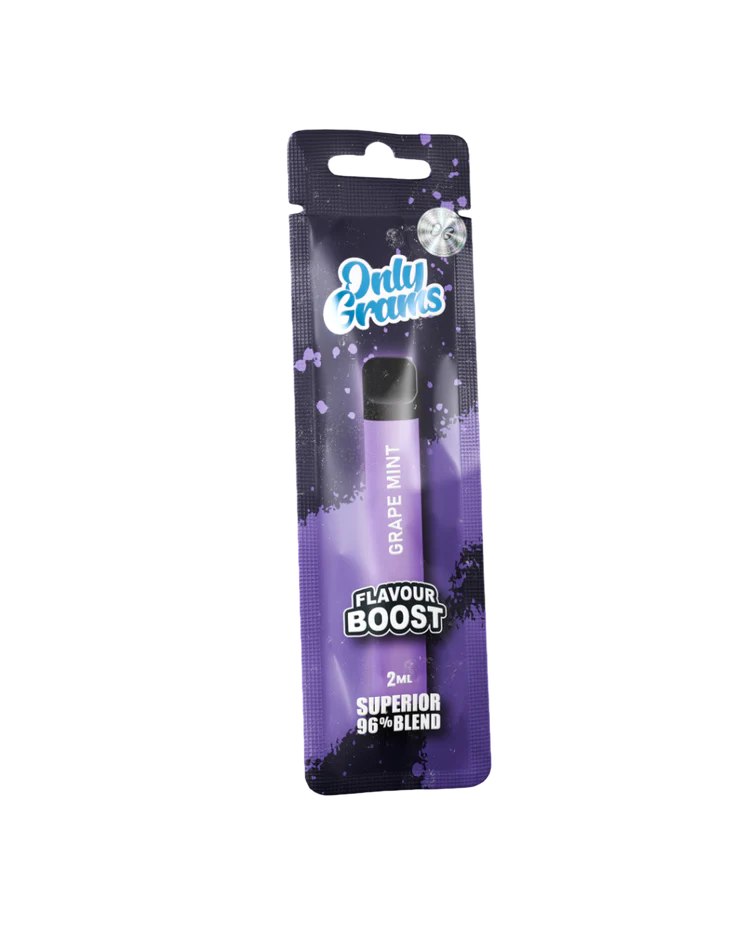 OnlyGrams Flavour Boost 96% Superior Blend 2ml – Grape Mint