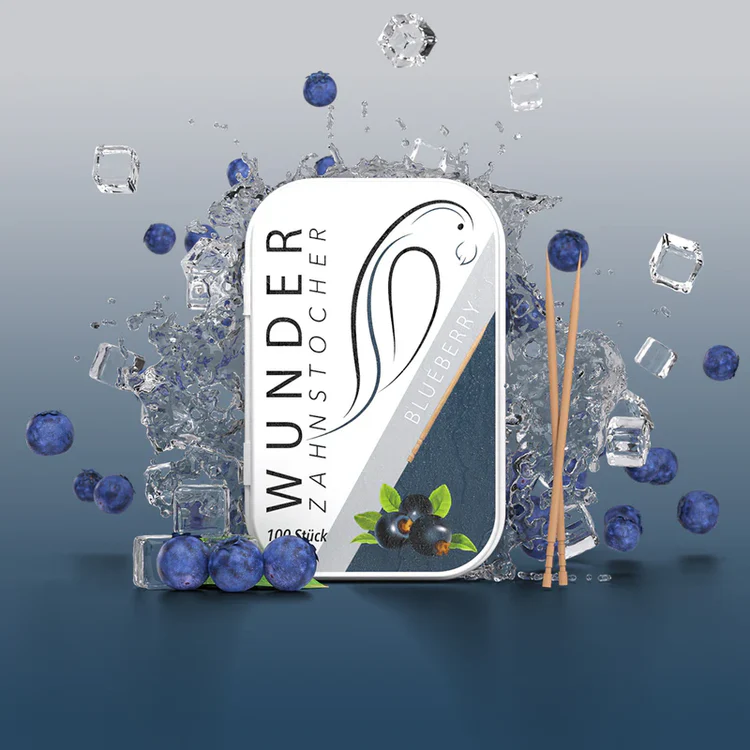 Wunder Zahnstocher Blueberry 100Stk.