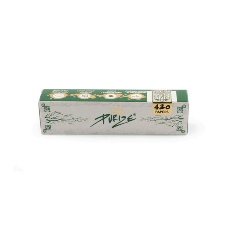 PURIZE 420 Papers King Size Slim Unbleached – 8 Booklets mit je 420 Papers (VE 8 × 420 Stück)
