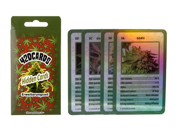 420Cards Cannabis-Quartett Starter Set & Erweiterungsset „Hidden Cards“ – 2. Auflage