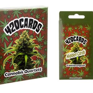 420Cards Cannabis-Quartett Starter Set & Erweiterungsset „Hidden Cards“ – 2. Auflage