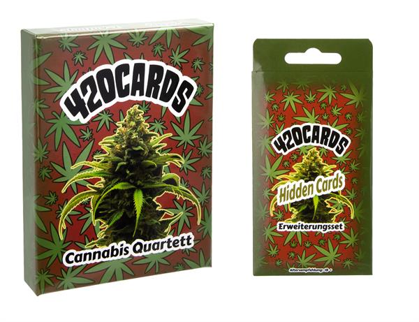 420Cards Cannabis-Quartett Starter Set & Erweiterungsset „Hidden Cards“ – 2. Auflage