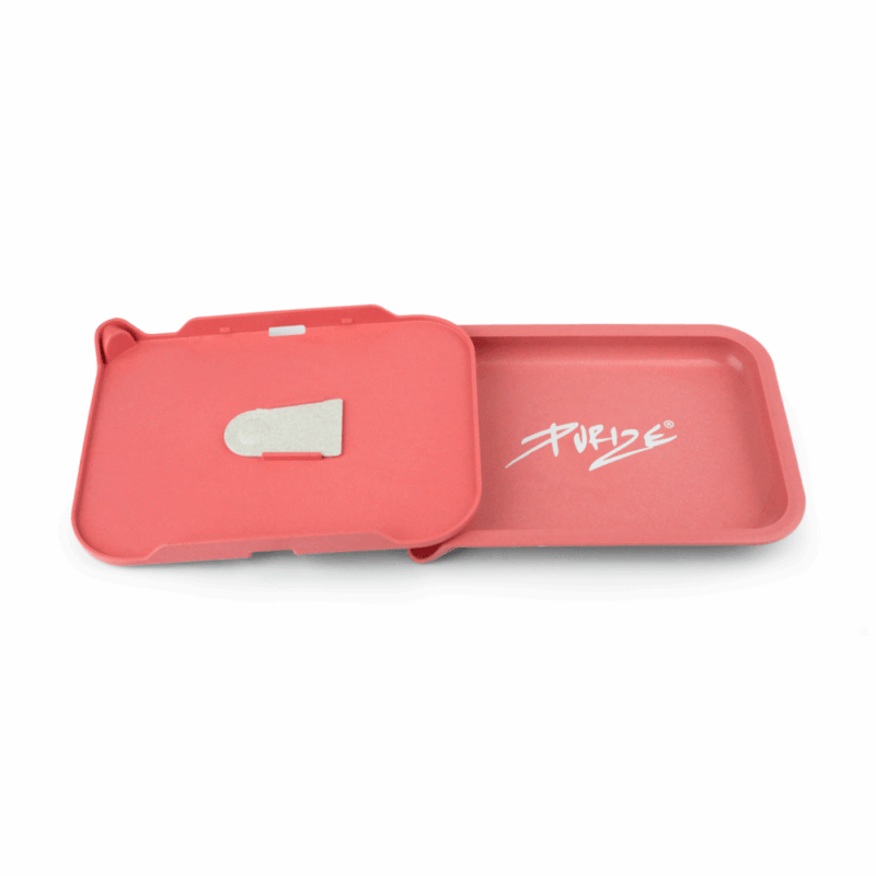 PURIZE Hanftray mit Deckel (VE 6 Stück), Pink