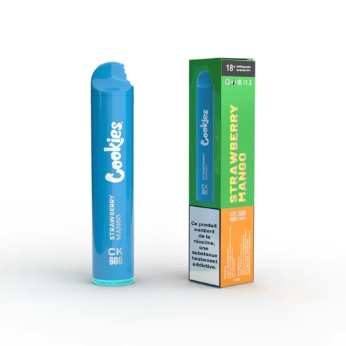 Cookies Puff Vape, 600 Züge Nicotine – Strawberry Mango