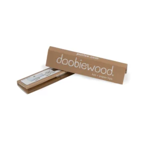 PURIZE Doobiewood Papes & Tips King Size Slim – 32 Papers und Papier-Tips (VE 26 Stück)