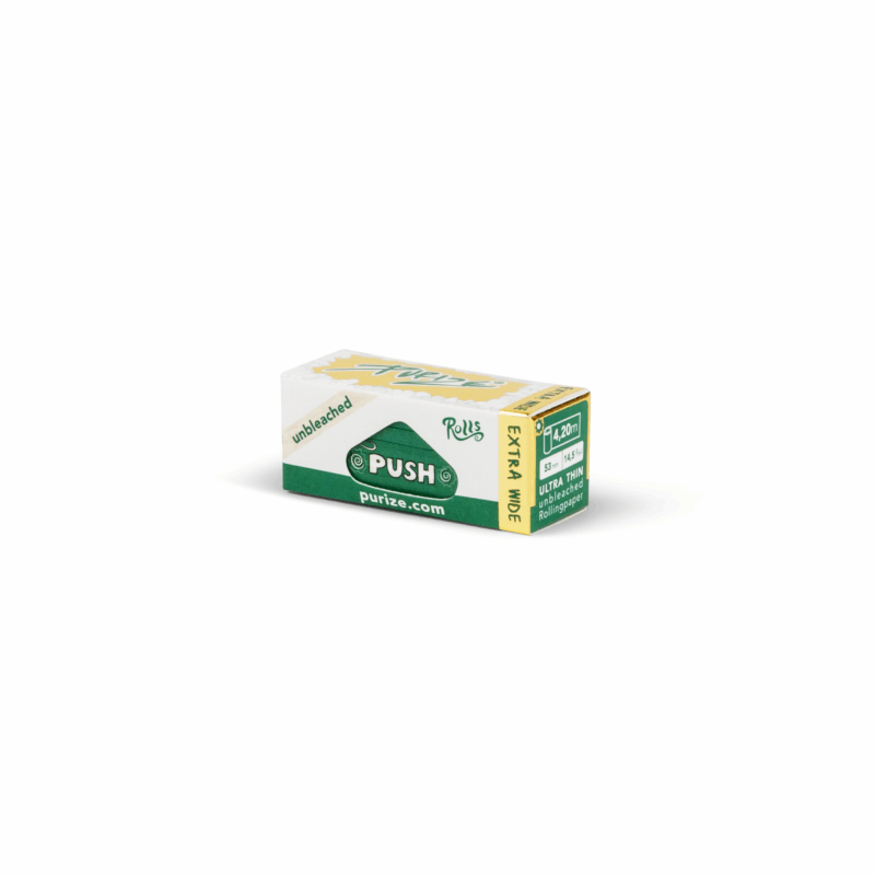 PURIZE Wide Rolls Unbleached – 4 Meter pro Rolle (VE 24 × 4 m)