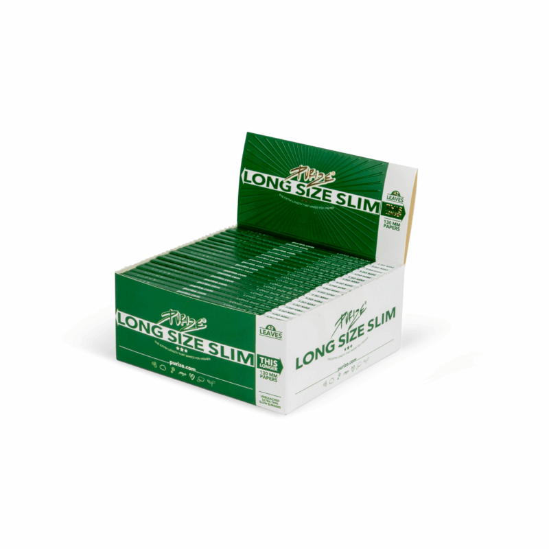 PURIZE Long Size Slim Papers – 40 Booklets mit je 42 Papers (VE 40 × 42 Stück)