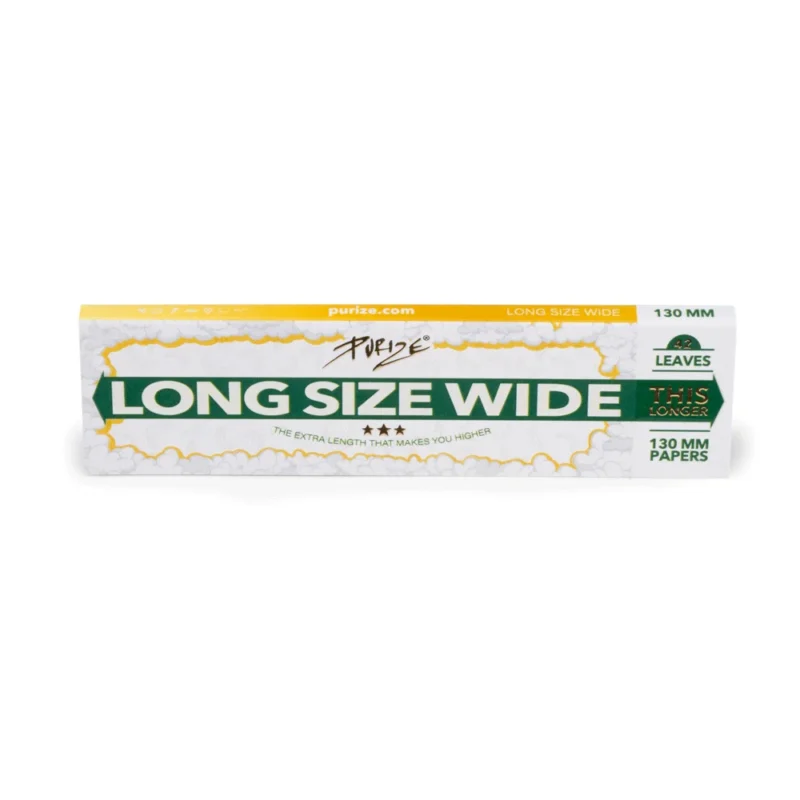 PURIZE Long Size Wide Papers – 40 Booklets mit je 42 Papers (VE 40 × 42 Stück)