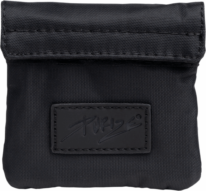 PURIZE Aktivkohletasche XS – 8 Stück im Thekendisplay (VE 8 Stück), Schwarz