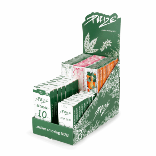 PURIZE Paper & Filter Aufsteller King Size Slim – 48 Papers + 16 Filterriegel