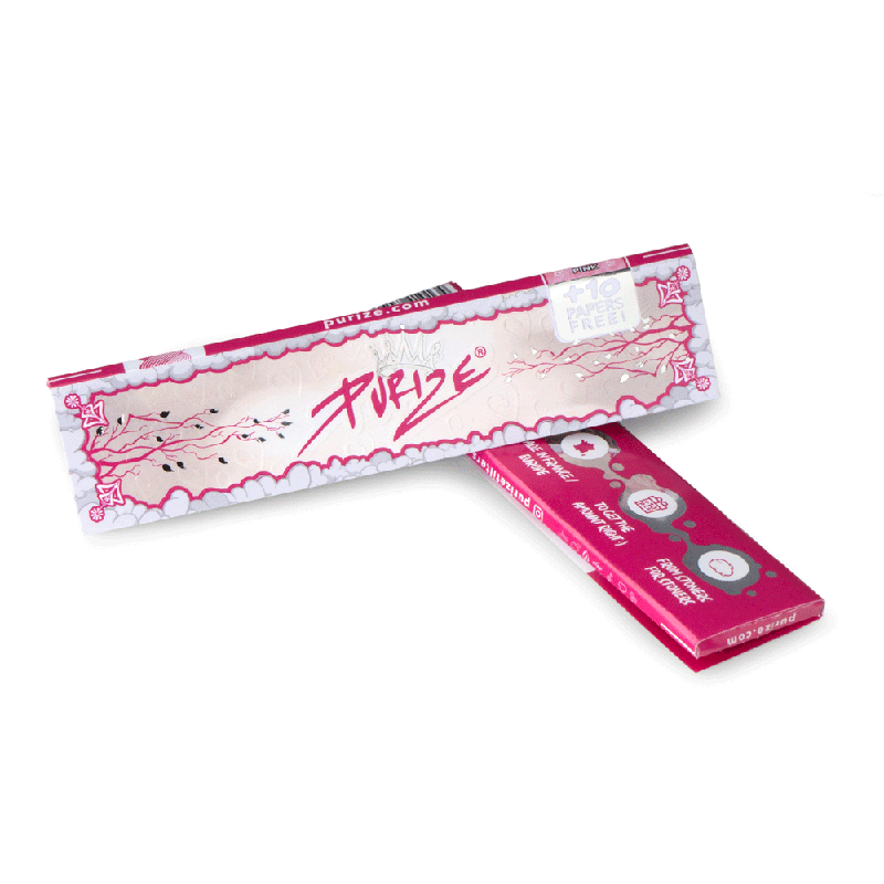 PURIZE King Size Slim Kiosk Box – 50 Booklets mit je 42 Papers, Pink