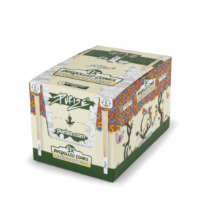 PURIZE Pre-Rolled Cones XTRA – 3 Stück mit Aktivkohlefilter und Stopfhilfe (VE 30 × 3)