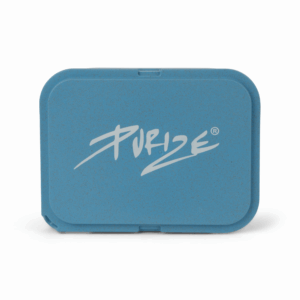 PURIZE Hanftray mit Deckel (VE 6 Stück), Blau