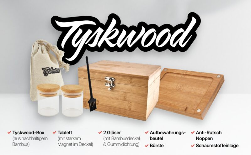 Tyskwood® Stash Box aus Bambus