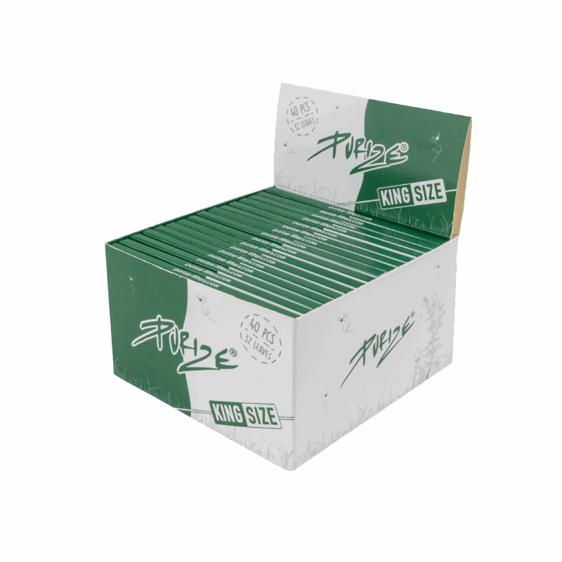 PURIZE King Size Wide Papers – 50 Packungen mit je 42 Blättchen (VE 50 × 42 Stück)