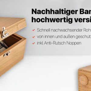 Tyskwood® Stash Box aus Bambus