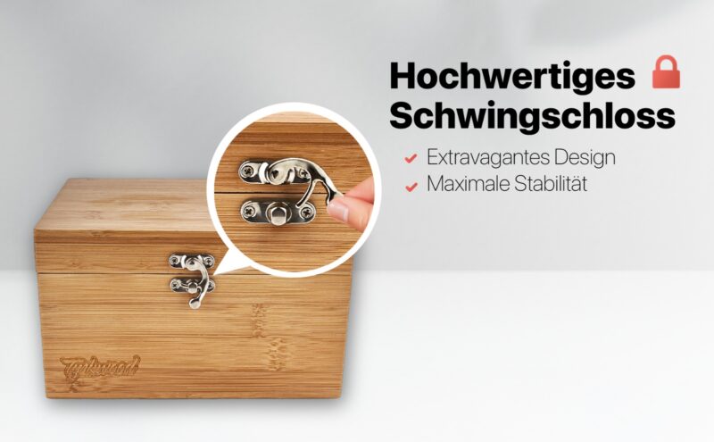 Tyskwood® Stash Box aus Bambus