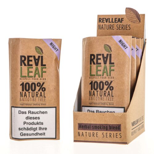 Real Leaf Natural Night – 20 g Tabakersatz
