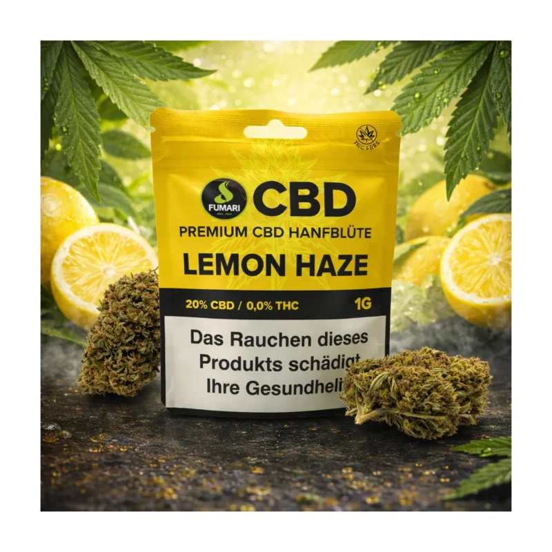 Fumari Lemon Haze CBD-Blüten 1g – Frisches Premium Sativa Citrus Terpenprofil