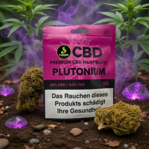 Fumari Plutonium CBD-Blüten 1g – Intensives Premium Hybrid Terpenprofil | Seltene CBD Sorte