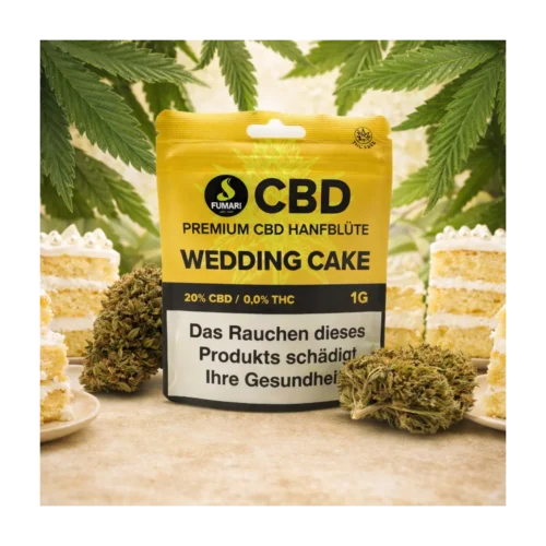 Fumari Wedding Cake CBD-Blüten 1g – Süßes Premium Dessert Terpenprofil | Cremige CBD Blüten