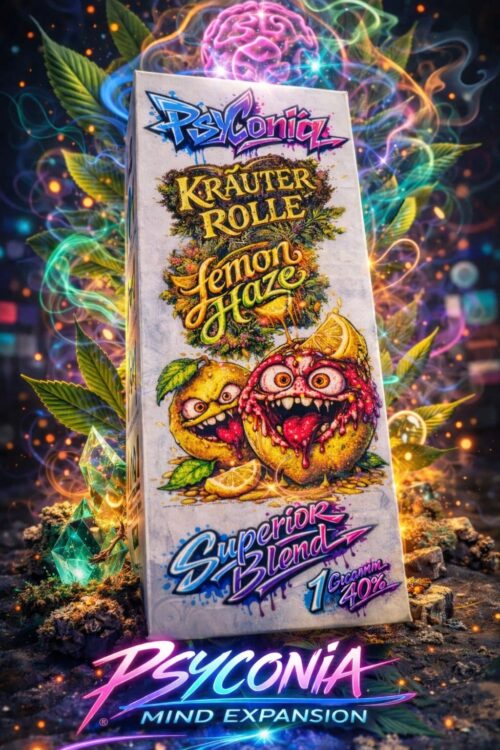 psyconialemonhazecannectra Psyconia Pre-Roll Lemon Haze – Frisch-zitrisches Premium Aroma