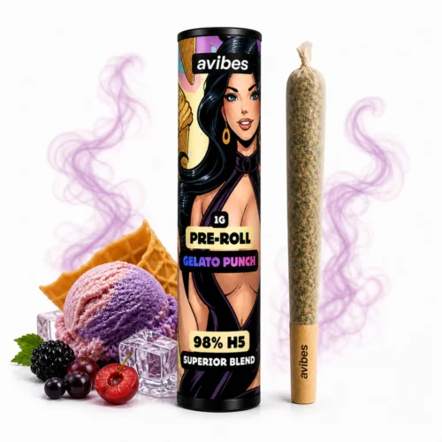 avibes 98% H5 Superior Blend Pre-Roll Gelato Punch