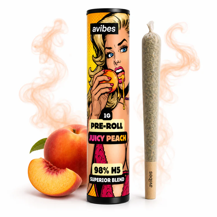 avibes 98% H5 Superior Blend Pre-Roll Juicy Peach