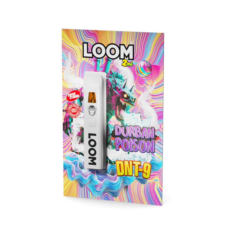 Loom DNT-9 Vape Durban Poison 2 ml mit würzigem und leicht süßem Aroma