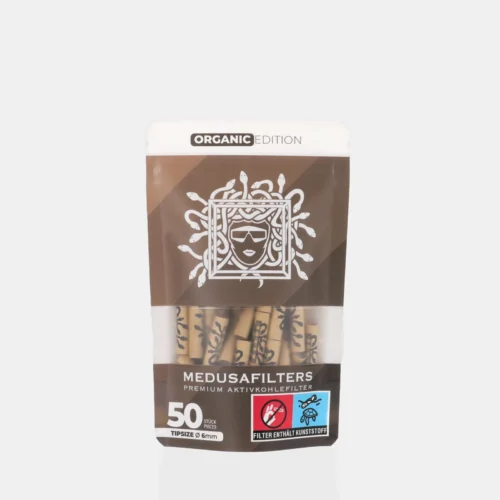 Medusa ORGANIC Aktivkohlefilter 6 mm (50 Stück)