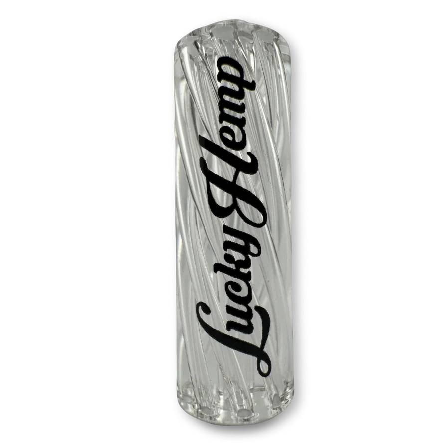 Lucky Hemp Glastip 10 mm in Clear