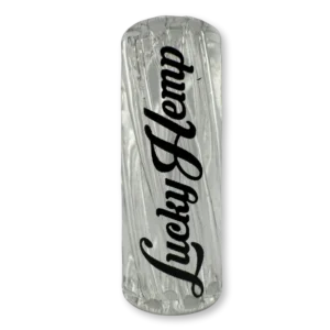 Lucky Hemp Glastip 12 mm in Clear