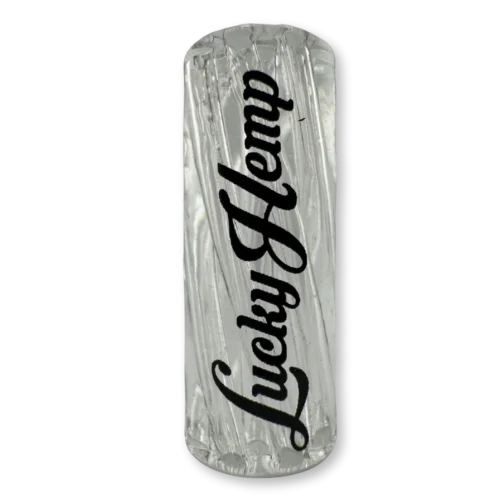 Lucky Hemp Glastip 12 mm in Clear