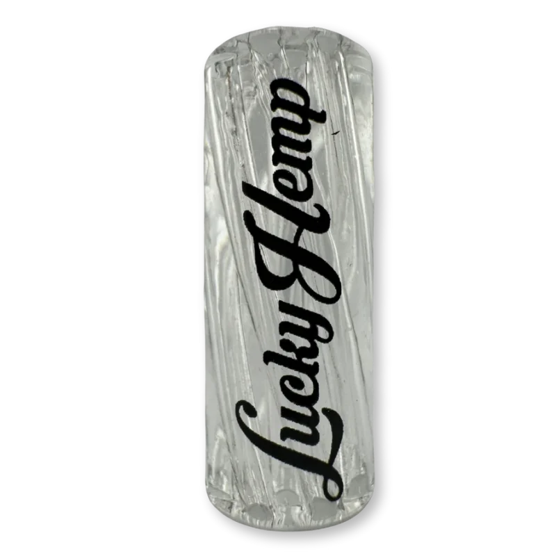 Lucky Hemp Glastip 12 mm in Clear