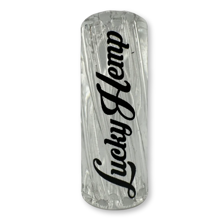 Lucky Hemp Glastip 12 mm in Clear