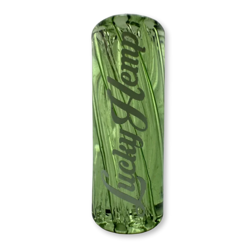 Lucky Hemp Glastip 12 mm in grün
