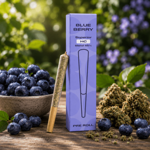 Weed For Friends Blue Berry 45 % Superior HC Blend Pre-Roll