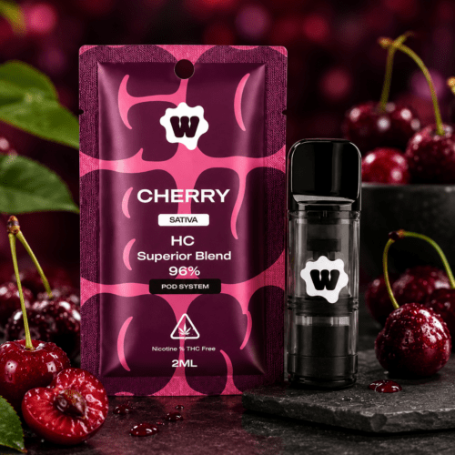 Weed For Friends Cherry Sativa 96 % Superior Blend Pod System 2 ml