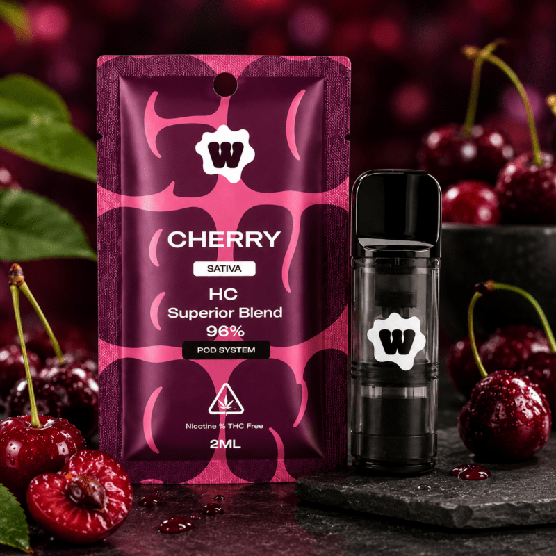 Weed For Friends Cherry Sativa 96 % Superior Blend Pod System 2 ml