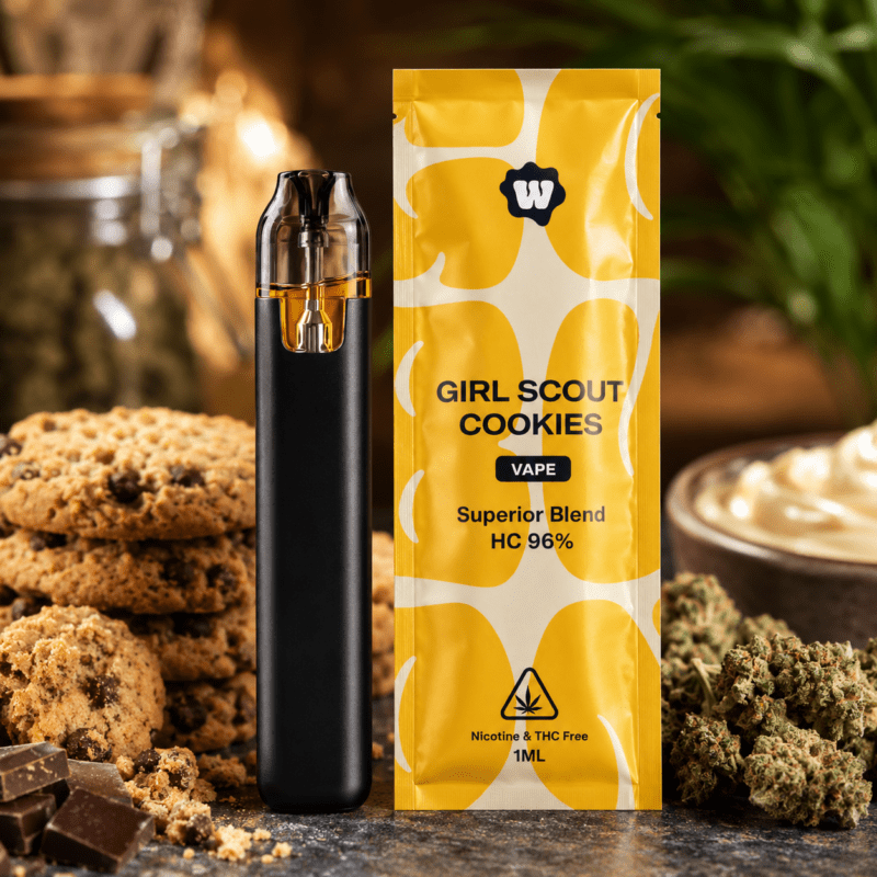 Weed For Friends Girl Scout Cookies 96 % Superior Blend Vape 1 ml