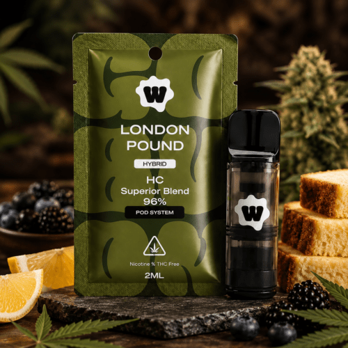 Weed For Friends London Pound Hybrid 96 % Superior Blend Pod System 2 ml