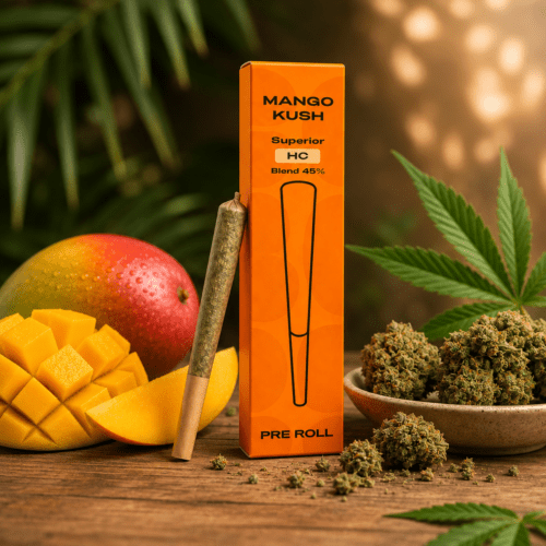 Weed For Friends Mango Kush 45 % Superior HC Blend Pre-Roll