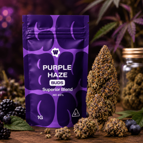 weed-for-friends-hc-purple-haze-superior-blend-buds-cannectra Weed For Friends Purple Haze Buds 45 % Superior HC Blend 1 g